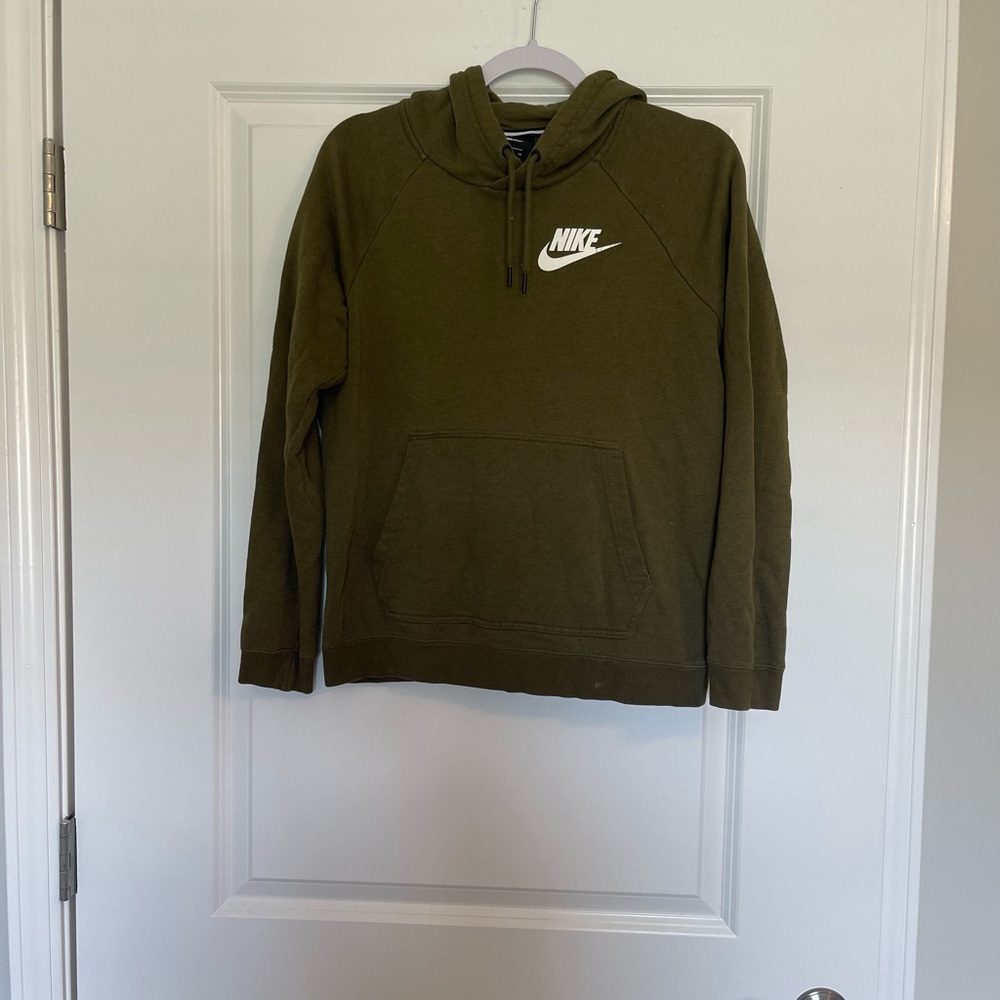 Nike Men's Forest Green Hoodie